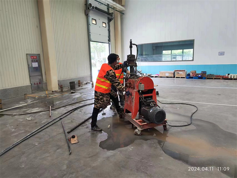 象山厂房地面下沉塌陷注浆加固施工